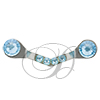 SpecSecure by ReadeREST with SWAROVSKI CRYSTALS Aquamarine